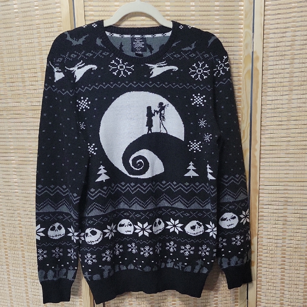 Disney Tim Burton The Nightmare Before Christmas Sweater - Men's Medium
